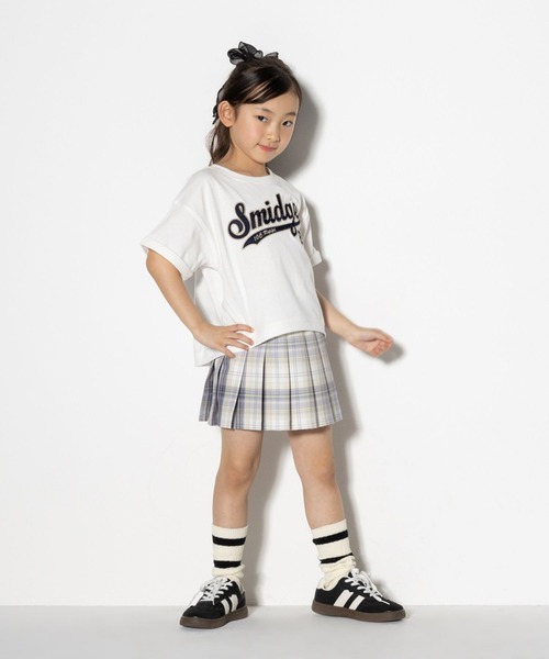 10C REPIPI(ジューシーレピピ)の「【10C REPIPI】キリカエカレッジTシャツ(Tシャツ/カットソー・キッズ・ブルー/グレー/ピンク/ホワイト/ブラック/サックスブルー・130cm/110cm/120cm)」の8枚目の写真
