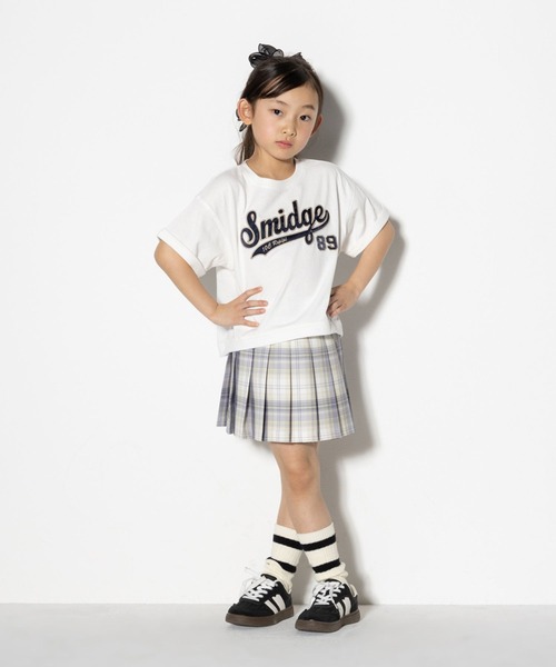 10C REPIPI(ジューシーレピピ)の「【10C REPIPI】キリカエカレッジTシャツ(Tシャツ/カットソー・キッズ・ブルー/グレー/ピンク/ホワイト/ブラック/サックスブルー・130cm/110cm/120cm)」の9枚目の写真