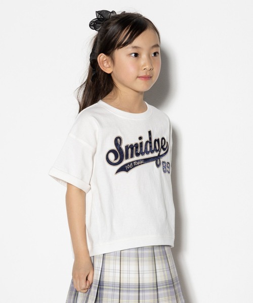 10C REPIPI(ジューシーレピピ)の「【10C REPIPI】キリカエカレッジTシャツ(Tシャツ/カットソー・キッズ・ブルー/グレー/ピンク/ホワイト/ブラック/サックスブルー・130cm/110cm/120cm)」の10枚目の写真