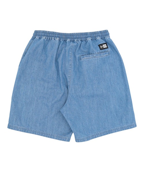 ESSENTIALS ロゴパッチショーツ 【関税込】 ニューエラ ショートパンツ ハーフパンツ ボックスロゴパッチ