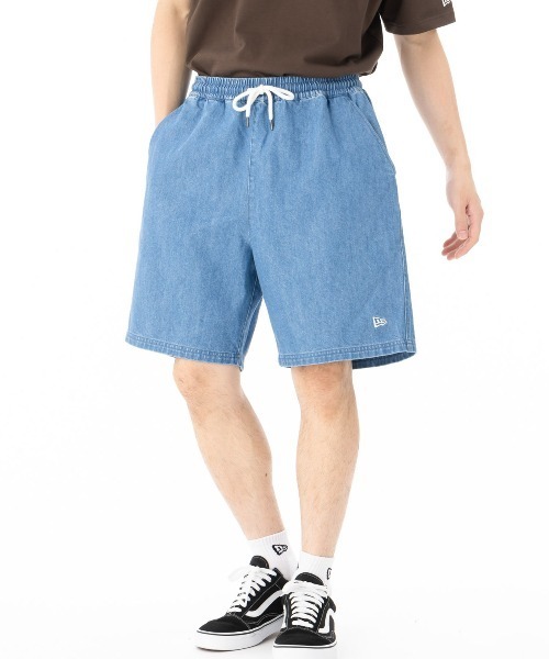 ニューエラ ショートパンツ ハーフパンツ ボックスロゴパッチ
