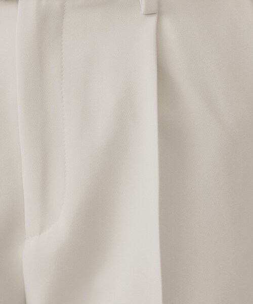 OPAQUE.CLIP（オペークドットクリップ）の「《通勤・セレモニー対応/セットアップ対応》ステップヘムテーパードパンツ【洗濯機洗い可】（その他パンツ・レディース・ブラック/オフホワイト・40/38/42/36）」の10枚目の写真