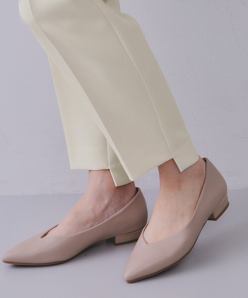 OPAQUE.CLIP（オペークドットクリップ）の「《通勤・セレモニー対応/セットアップ対応》ステップヘムテーパードパンツ【洗濯機洗い可】（その他パンツ・レディース・ブラック/オフホワイト・40/38/42/36）」の17枚目の写真