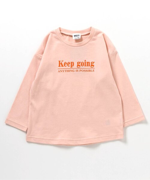 BREEZE（ブリーズ）の「【2Pセット/ジュニア対応】ニットベストロンT（Tシャツ/カットソー・キッズ・オレンジ/オフホワイト・80/90/100/110/120/130/140）」の11枚目の写真