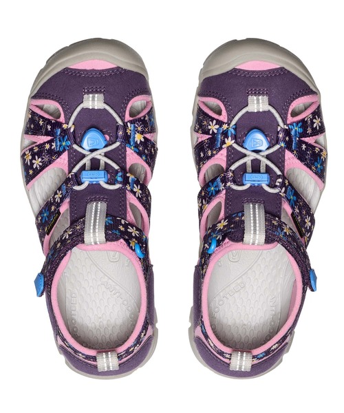 KEEN/キーン キッズ サンダル 水陸両用 花柄 SEACAMP II CNX