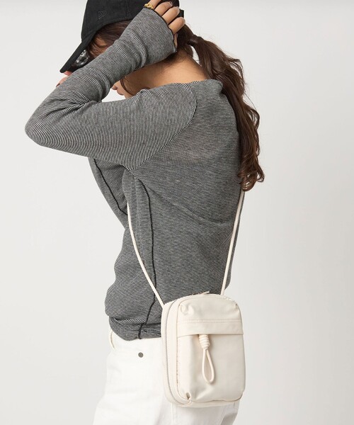 【未使用】EMU/green label relaxing[別注]  モカシン 2WAY マルチ mini ショルダーバッグ -はっ水-（ショルダーバッグ