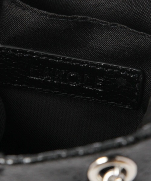 LAKOLE（ラコレ）の「スパンコールコンビ巾着バッグ / 290108（ショルダーバッグ・レディース・その他1/ブラック・FREE）」の12枚目の写真