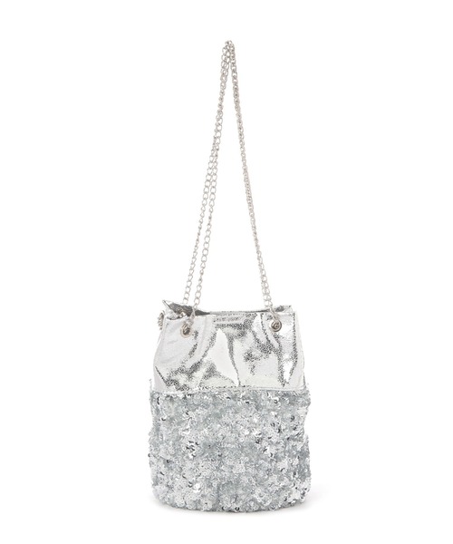 LAKOLE（ラコレ）の「スパンコールコンビ巾着バッグ / 290108（ショルダーバッグ・レディース・その他1/ブラック・FREE）」の17枚目の写真