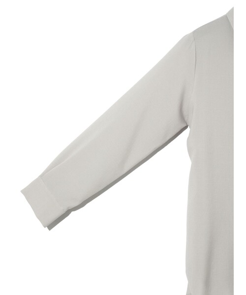 MIDIUMISOLID（ミディウミソリッド）の「MIDIUMISOLID for Ladies ベーシックロングシャツ（シャツ/ブラウス・レディース・ライトベージュ/ブラック・FREE）」の15枚目の写真