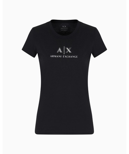【関送無料】 Armani Exchange チェストロゴ 半袖Tシャツ セール】【A|X アルマーニ エクスチェンジ】AXロゴ 半袖クルー