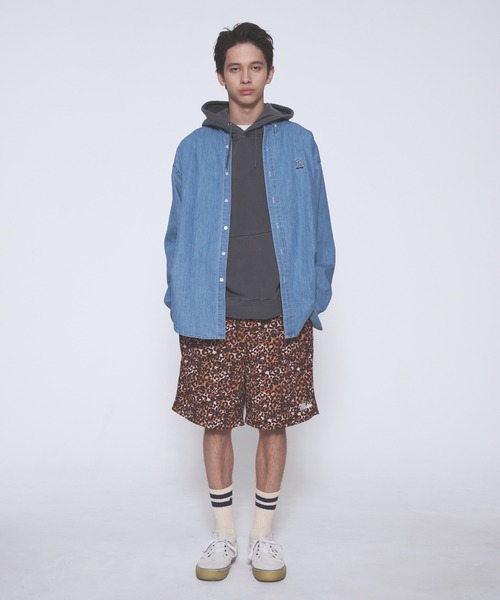 FIRST DOWN（ファーストダウン）の「7.4オンス デニム シャツ（シャツ/ブラウス・メンズ・ライトインディゴブルー/ブラック/インディゴブルー・XL/M/L）」の9枚目の写真