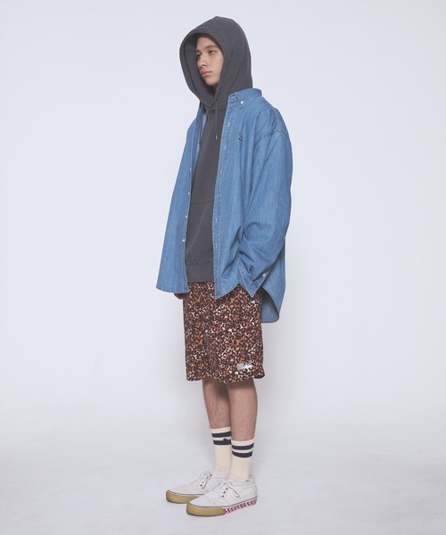 FIRST DOWN（ファーストダウン）の「7.4オンス デニム シャツ（シャツ/ブラウス・メンズ・ライトインディゴブルー/ブラック/インディゴブルー・XL/M/L）」の10枚目の写真