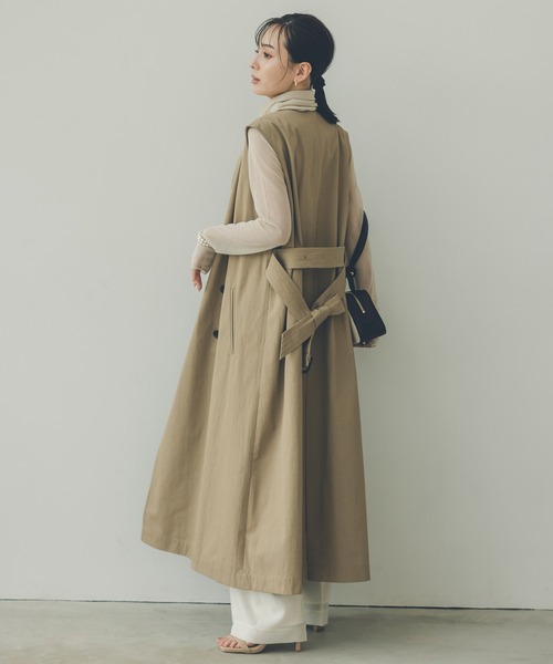 anuans(アニュアンス)の「ツータックワイドパンツ(その他パンツ・レディース・ミント/ピンク/グレー/ブラック/ストライプ/ホワイト系その他・SMALL/X-SMALL/MEDIUM)」の12枚目の写真