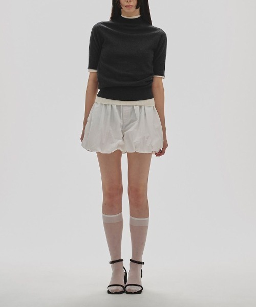 TODAYFUL/トゥデイフル】Halfsleeve Highgauge Knit/ハーフ
