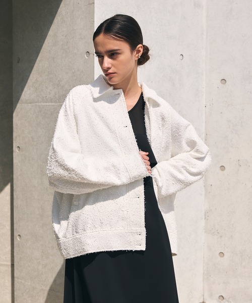 未使用】muta marine GOLF ストライプキルトムーバブルブルゾン