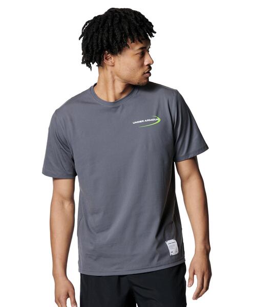 【激安通販 オンラインショップ】 セール】UAモチベート グラフィック ショートスリーブ Tシャツ ウォーキング・ランニングウェア
