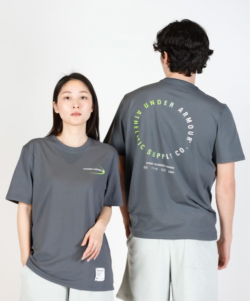 LOWRYSFARM サトムラさんプロデュース 主役Tシャツ ブラック アンダーアーマー公式】 UAプロジェクトロック ブラッド