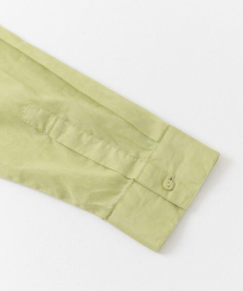 ITEMS URBANRESEARCH（アイテムズ アーバンリサーチ）の「リネンコットンビッグシャツ（シャツ/ブラウス・レディース・オフホワイト/グレー系その他/ネイビー/グリーン系その他・FREE）」の12枚目の写真