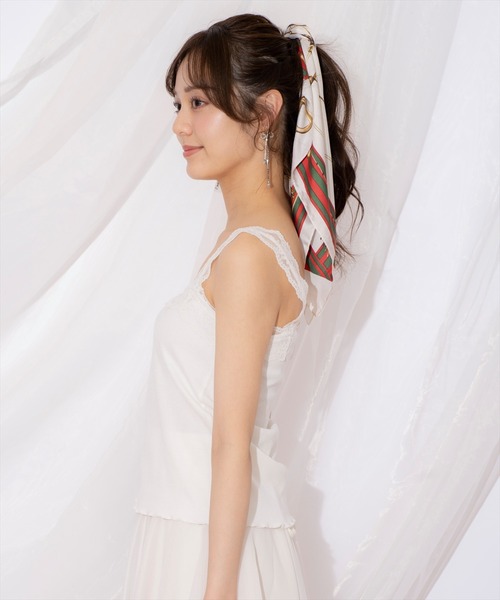 WILLSELECTION（ウィルセレクション）の「レーステレコキャミソール（キャミソール・レディース・ブラック/オフホワイト・FREE）」の22枚目の写真