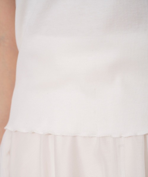 WILLSELECTION（ウィルセレクション）の「レーステレコキャミソール（キャミソール・レディース・ブラック/オフホワイト・FREE）」の13枚目の写真