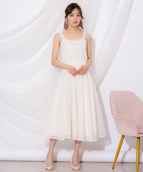 WILLSELECTION（ウィルセレクション）の「レーステレコキャミソール（キャミソール・レディース・ブラック/オフホワイト・FREE）」の14枚目の写真