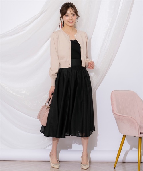 WILLSELECTION（ウィルセレクション）の「レーステレコキャミソール（キャミソール・レディース・ブラック/オフホワイト・FREE）」の8枚目の写真