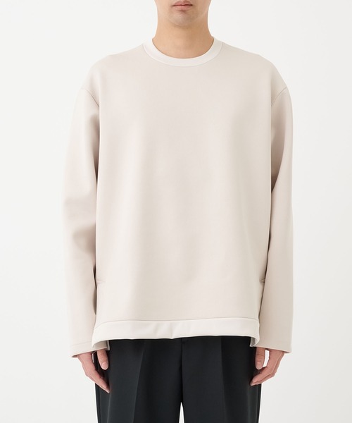 STUDIOUS（ステュディオス）の「【STUDIOUS】FEELS GOOD SIDESLIT SWEAT（スウェット・メンズ・グレー/ライトベージュ/ブラック・2/1）」の12枚目の写真