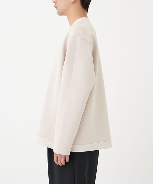 STUDIOUS（ステュディオス）の「【STUDIOUS】FEELS GOOD SIDESLIT SWEAT（スウェット・メンズ・グレー/ライトベージュ/ブラック・2/1）」の13枚目の写真