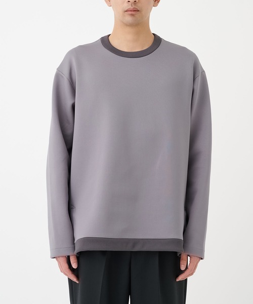 STUDIOUS（ステュディオス）の「【STUDIOUS】FEELS GOOD SIDESLIT SWEAT（スウェット・メンズ・グレー/ライトベージュ/ブラック・2/1）」の20枚目の写真