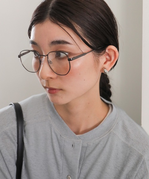 select MOCA(セレクトモカ)の「スクエアUVクリアレンズサングラス(サングラス・レディース・クリア・FREE)」の19枚目の写真