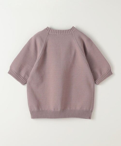 Steven Alan（スティーブンアラン）の「＜Steven Alan＞テープヤーン ハーフスリーブ ニット（ニット/セーター・レディース・ネイビー/モカ/オフホワイト・FREE）」の11枚目の写真