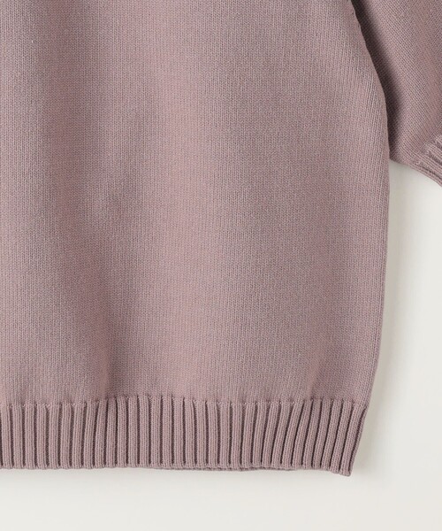 ＜Steven Alan＞テープヤーン ハーフスリーブ ニット STEVEN ALAN ニット セーター 「Steven Alan」テープヤーン