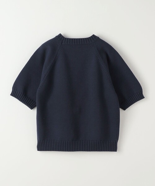 Steven Alan（スティーブンアラン）の「＜Steven Alan＞テープヤーン ハーフスリーブ ニット（ニット/セーター・レディース・ネイビー/モカ/オフホワイト・FREE）」の15枚目の写真