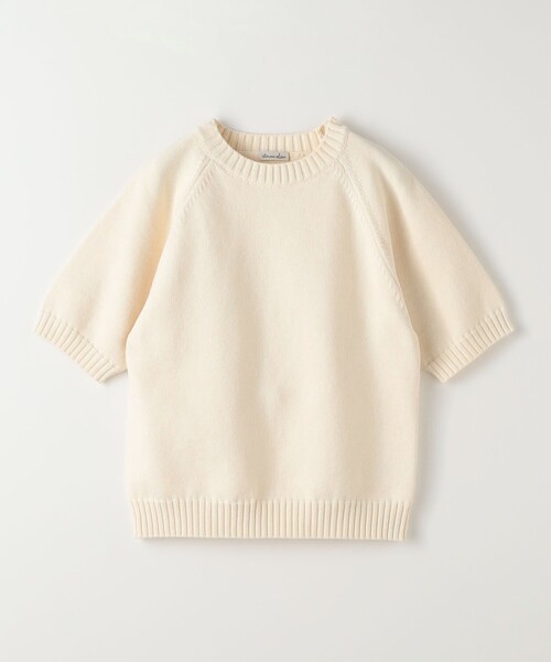 セール】＜Steven Alan＞テープヤーン ハーフスリーブ ニット