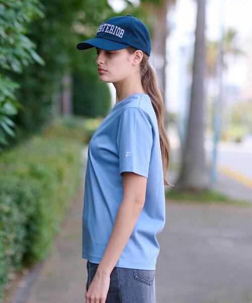 DRESSTERIOR(ドレステリア)の「【接触冷感/抗菌防臭/消臭】アイスクリアコットンTシャツ(Tシャツ/カットソー・レディース・サンドベージュ/ブラック/レッド系1/ライトブルー/ホワイト・34/36/38)」の10枚目の写真