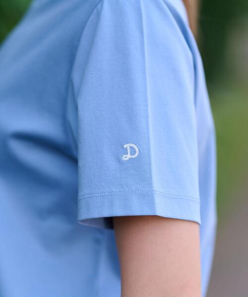 DRESSTERIOR(ドレステリア)の「【接触冷感/抗菌防臭/消臭】アイスクリアコットンTシャツ(Tシャツ/カットソー・レディース・サンドベージュ/ブラック/レッド系1/ライトブルー/ホワイト・34/36/38)」の12枚目の写真