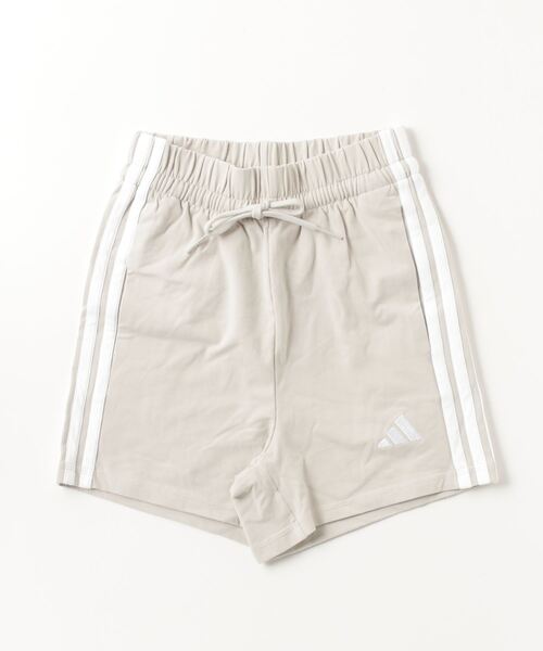 adidas(アディダス)の「アディダス adidas エッセンシャルズ スリーストライプス コットンショーツ(その他パンツ・レディース・ブラック/サンドグレー・S/M/L)」の9枚目の写真