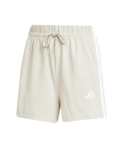 adidas(アディダス)の「アディダス adidas エッセンシャルズ スリーストライプス コットンショーツ(その他パンツ・レディース・ブラック/サンドグレー・S/M/L)」の8枚目の写真