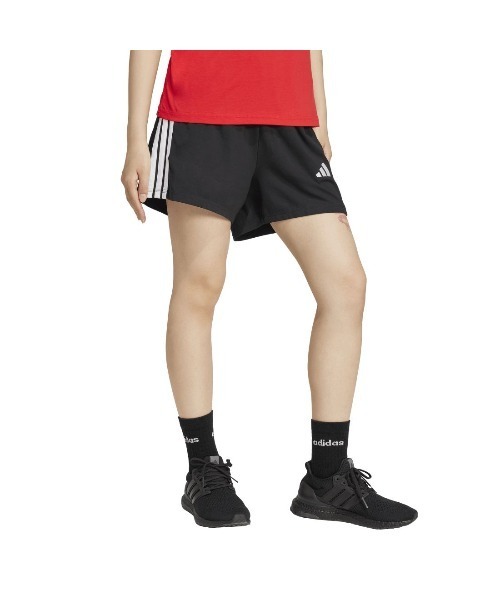 adidas(アディダス)の「アディダス adidas エッセンシャルズ スリーストライプス コットンショーツ(その他パンツ・レディース・ブラック/サンドグレー・S/M/L)」の11枚目の写真