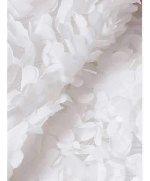 CALNAMUR（カルナムール）の「3D FLOWER MINI SK/3Dフラワーミニスカート（スカート・レディース・ホワイト/ブラック・FREE）」の11枚目の写真