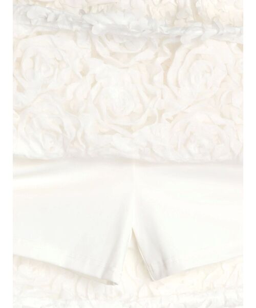 CALNAMUR（カルナムール）の「3D FLOWER MINI SK/3Dフラワーミニスカート（スカート・レディース・ホワイト/ブラック・FREE）」の12枚目の写真