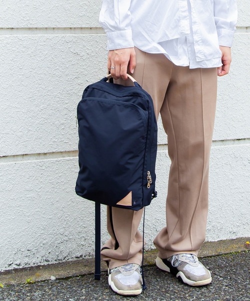 ADAM PATEK(アダムパテック)の「【RS】【ADAM PATEK】/【Alamo】BREATHATEC Square Backpack(バックパック/リュック・メンズ・ネイビー・ONESIZE)」の9枚目の写真