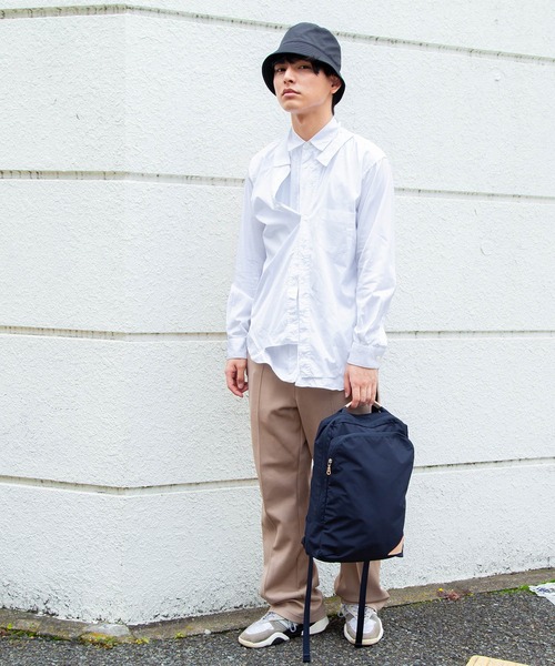 ADAM PATEK(アダムパテック)の「【RS】【ADAM PATEK】/【Alamo】BREATHATEC Square Backpack(バックパック/リュック・メンズ・ネイビー・ONESIZE)」の4枚目の写真