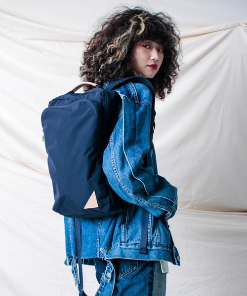 ADAM PATEK(アダムパテック)の「【RS】【ADAM PATEK】/【Alamo】BREATHATEC Square Backpack(バックパック/リュック・メンズ・ネイビー・ONESIZE)」の3枚目の写真