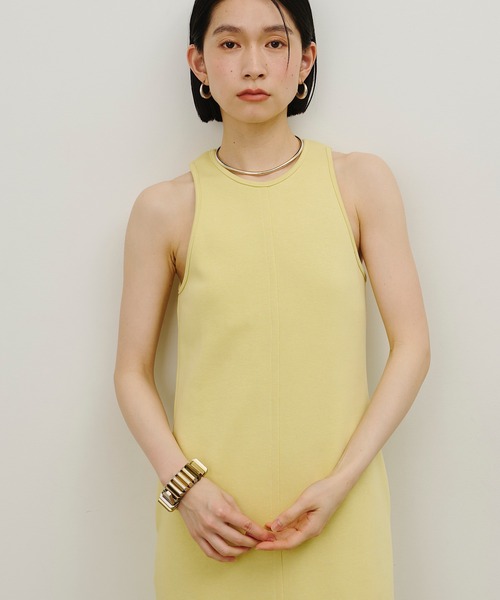 room153(ルームイチゴサン)の「【カップ付き】カップインタンクワンピース(ワンピース・レディース・ブラック/ベージュ/ブラウン/パープル/イエロー・1/0)」の13枚目の写真