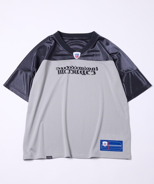 AIVER(アイバー)の「AIVER フットボールゲームシャツ(Tシャツ/カットソー・メンズ・ブラック/シルバー/ダークグレー・SMALL/MEDIUM/LARGE)」の9枚目の写真
