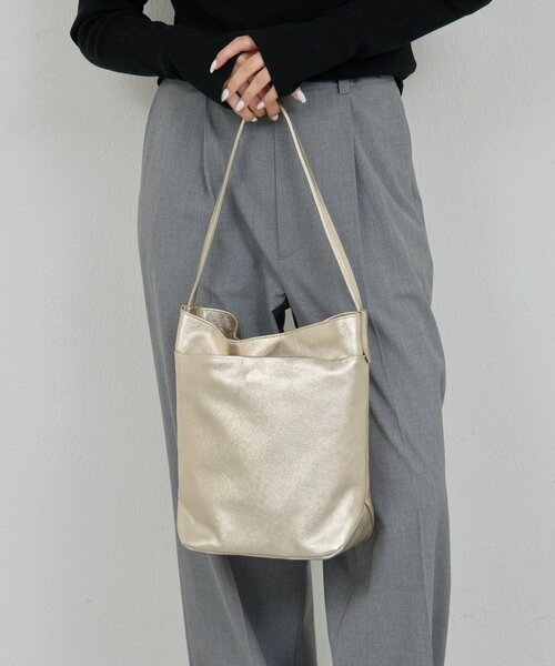 GALLARDAGALANTE(ガリャルダガランテ)の「【2.718】ワンハンドルトートバッグ(トートバッグ・レディース・ブラック/シルバー/ゴールド・FREE)」の16枚目の写真