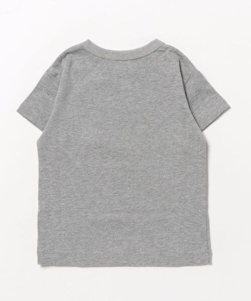 HAKKA KIDS（ハッカキッズ）の「DJベアープリントTシャツ（Tシャツ/カットソー・キッズ・ブルー/杢グレー・100cm/110cm/120cm/130cm）」の3枚目の写真