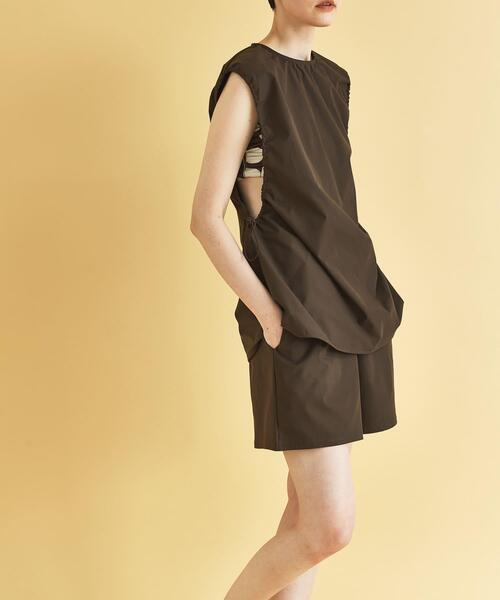 URBAN RESEARCH（アーバンリサーチ）の「『2サイズ展開』『UVカット』Swim URBAN RESEARCH　スイムショートパンツ（水着・レディース・ブラウン/ブラック・SMALL/MEDIUM）」の11枚目の写真