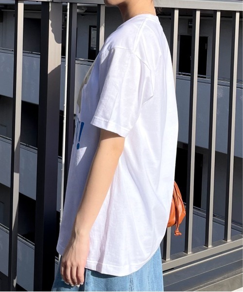 spiritoso(スピリトーゾ)の「【spiritoso】FREEDOM FUN シートプリントTシャツ(Tシャツ/カットソー・レディース・オートミール/ブラック/ホワイト・LARGE/MEDIUM)」の16枚目の写真